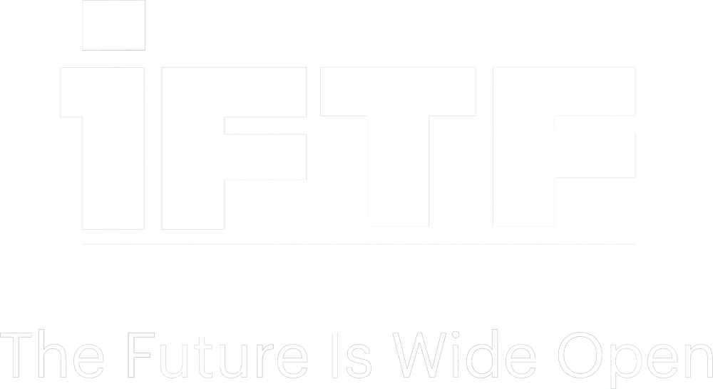 I FTF logo slogan white